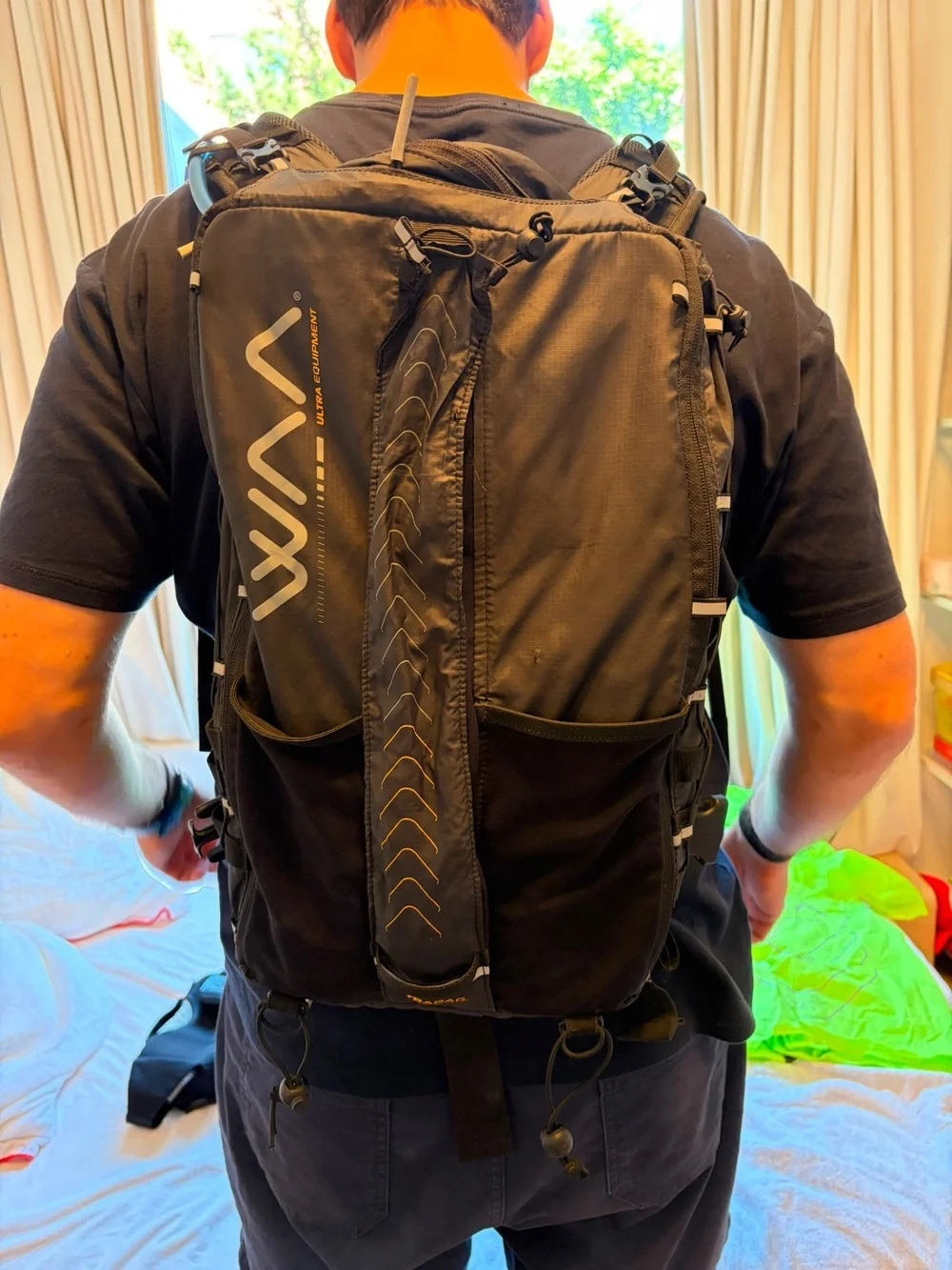 WAYF Black Men's Performance Backpack